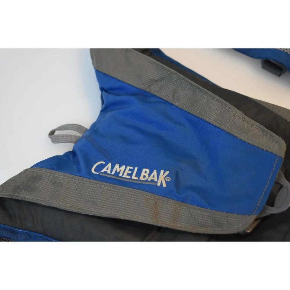 CamelBak Classic Light Bike Hiking Running Hydration Pack Blue/Gray w/ Bladder